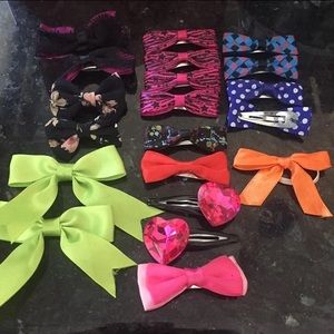 Hair clip bow bundle